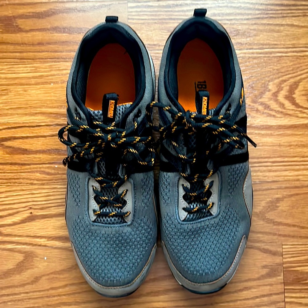 Khombu Mens Cayenne 2 Blue Grey Water/Slip Resistant Lace Up Hiking Shoes SZ 11